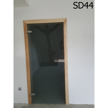  Sklenené dvere do sauny 
