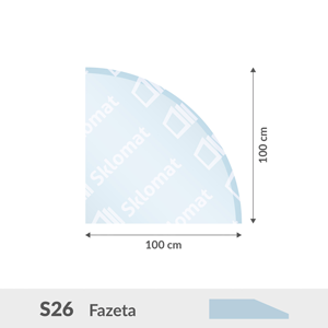 S26 sklo pod kamna 6mm 100 x 100 cm