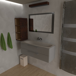 Zrcadlo s podkladovým sklem