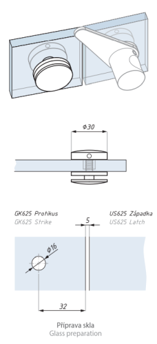 Protikus pro západku US625