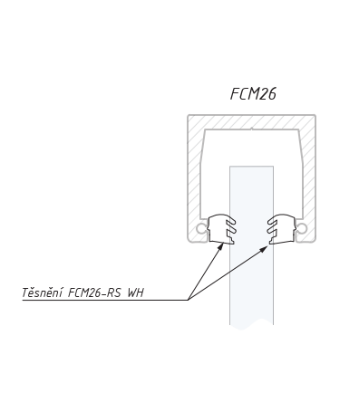 Těsnění k  profilům FCM26