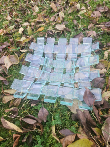 Mísa na ovoce z masivního skla