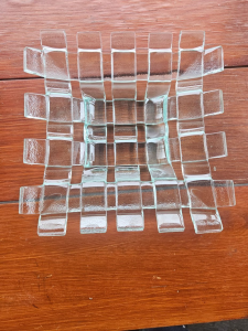 Mísa na ovoce z masivního skla