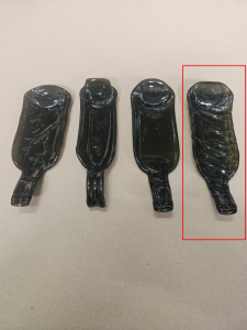 Skleněné servírovací prkénko - varianta 2