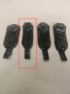 Skleněné servírovací prkénko - varianta 3